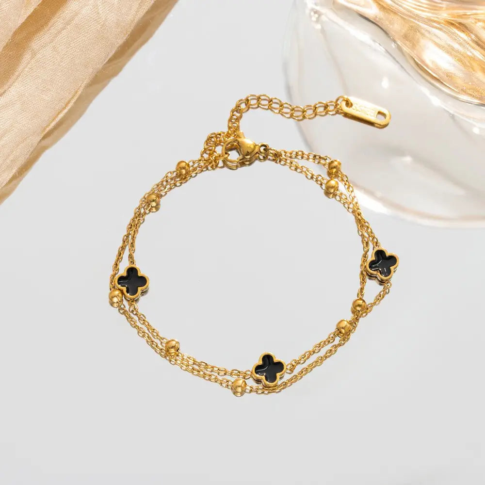 Free Black Clover Bracelet