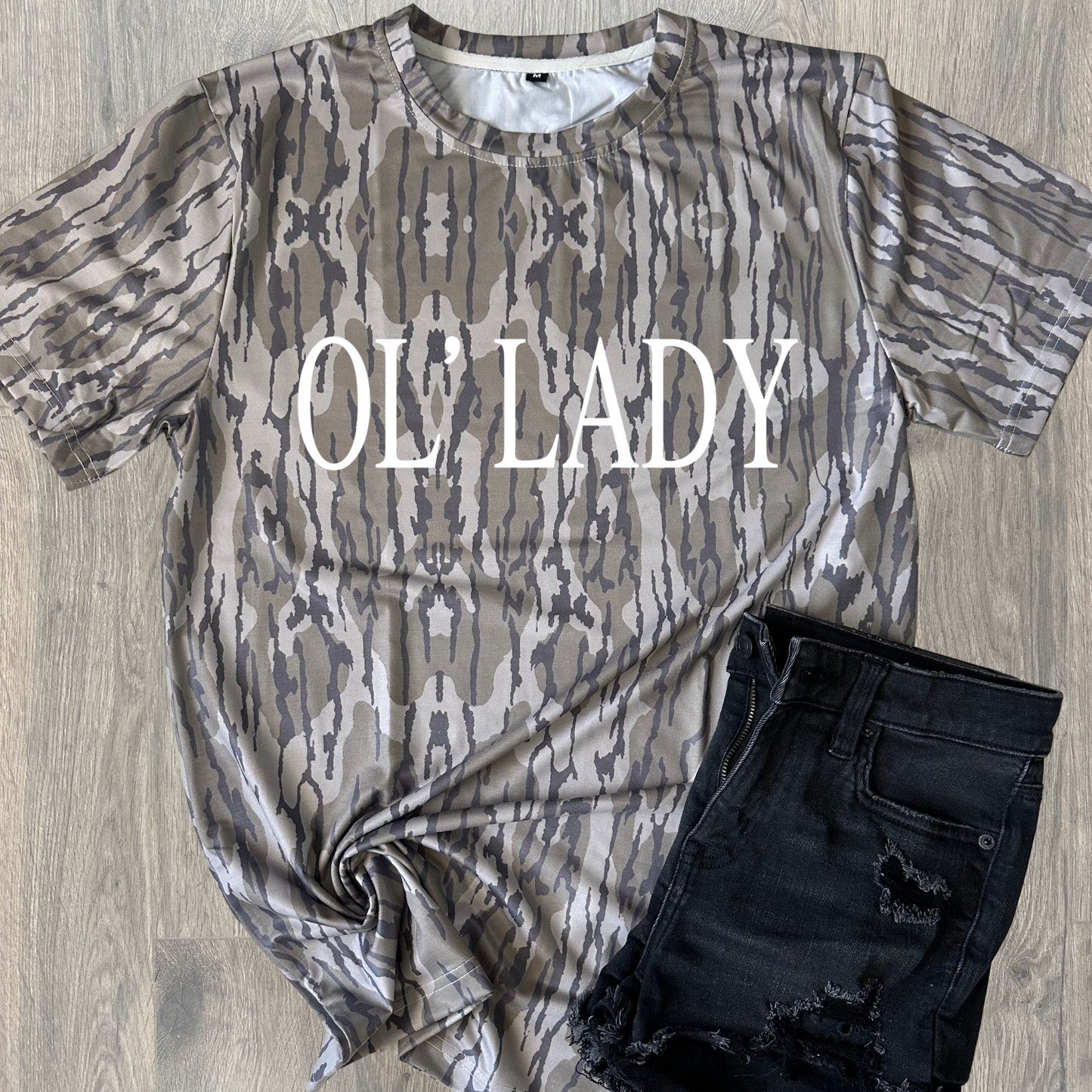 OL' LADY Camo Short Sleeve