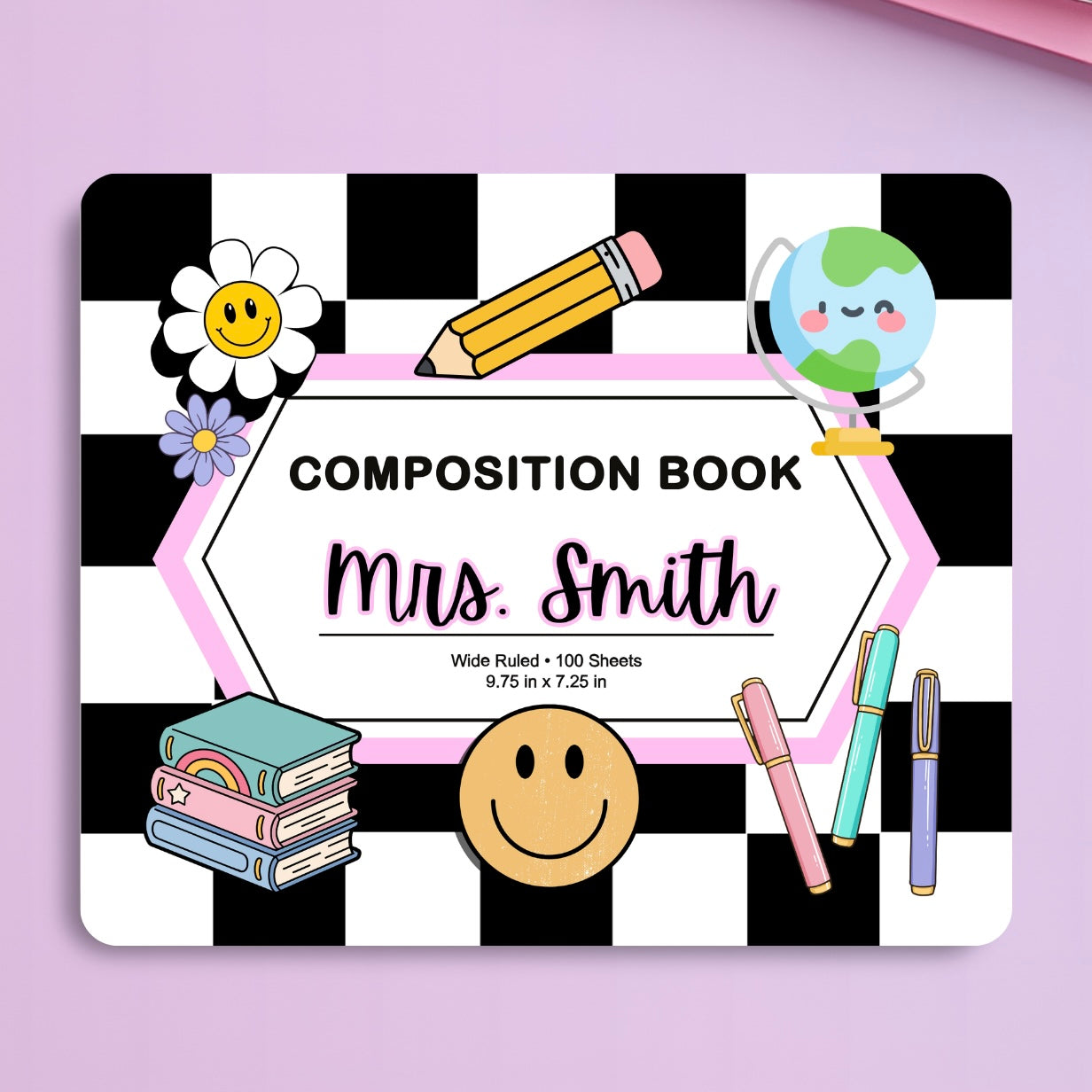 Composition Book Mouse Pad