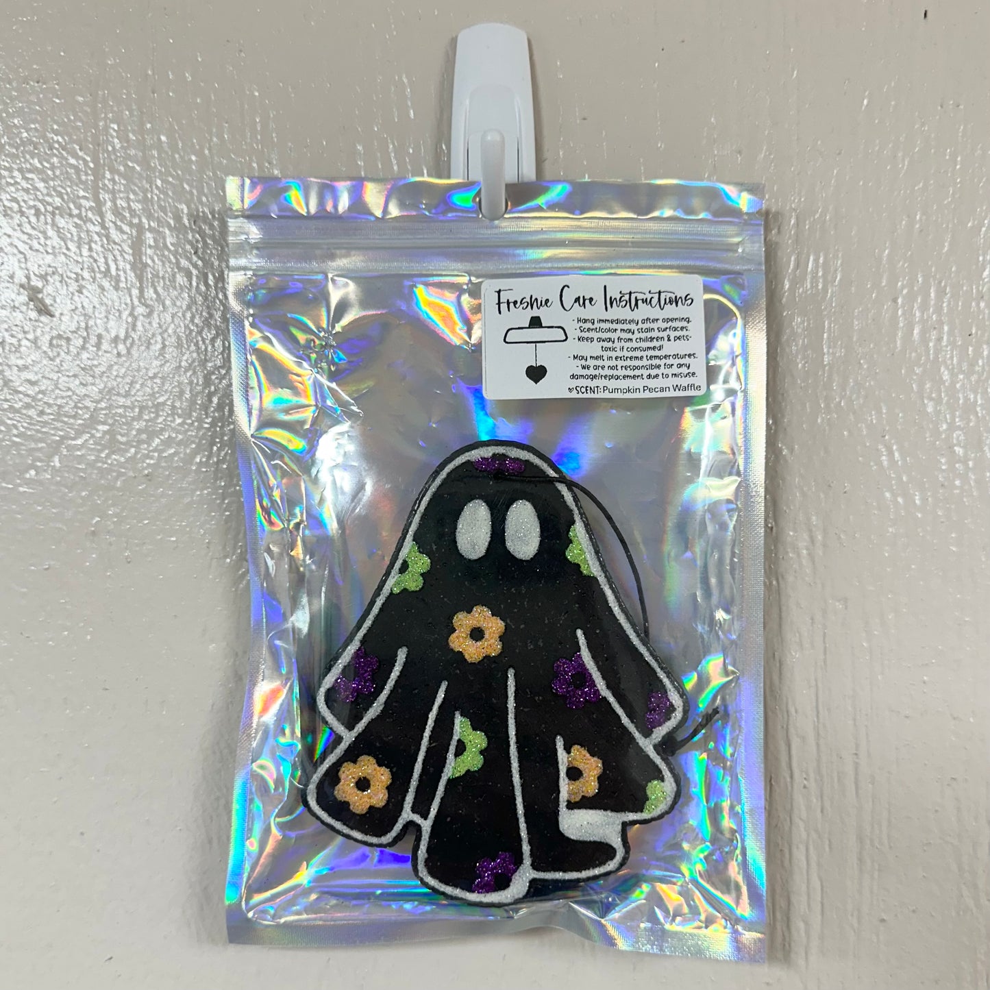 Floral Ghost Car Freshie