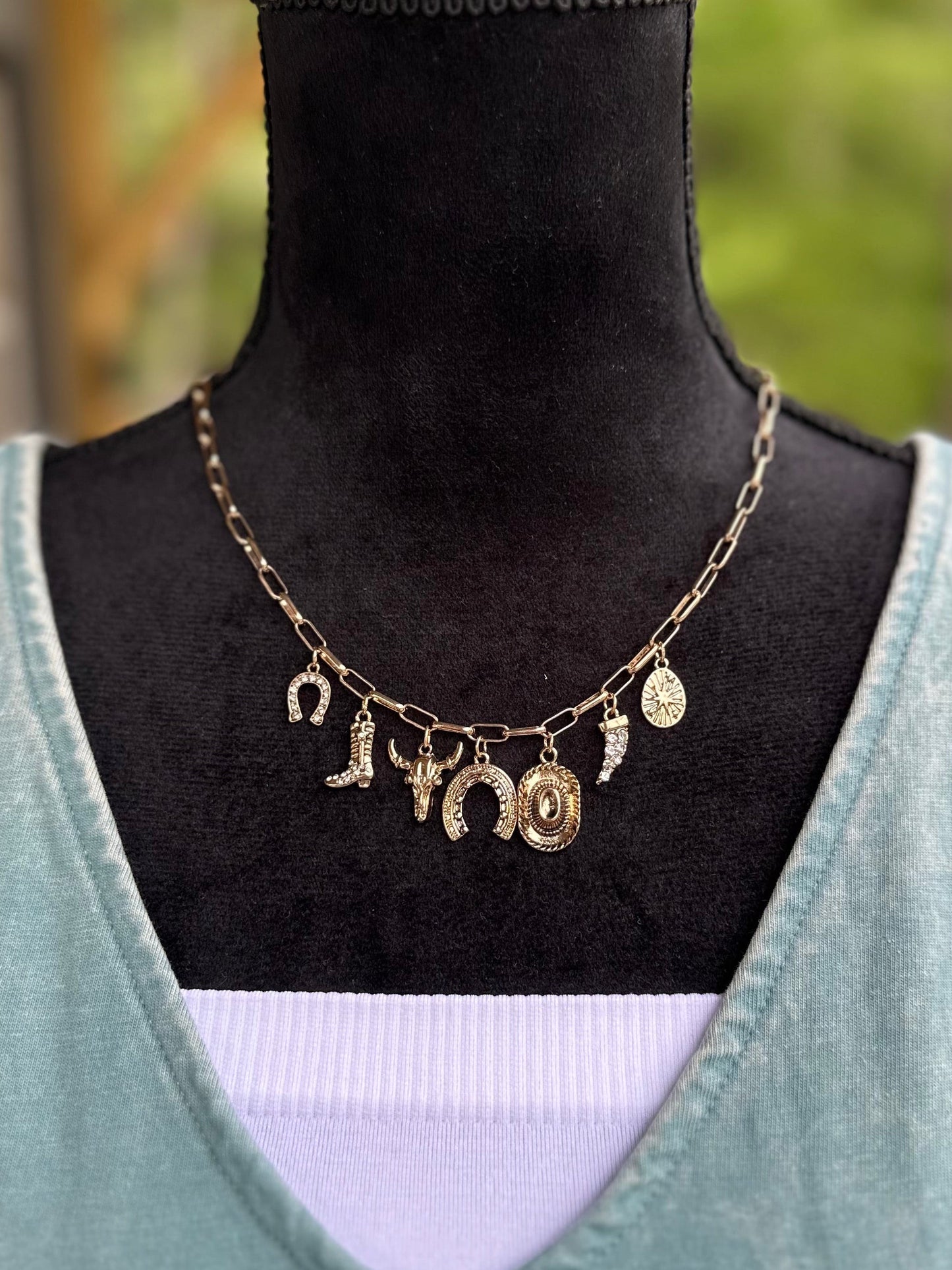 Cowboy Charm Necklace