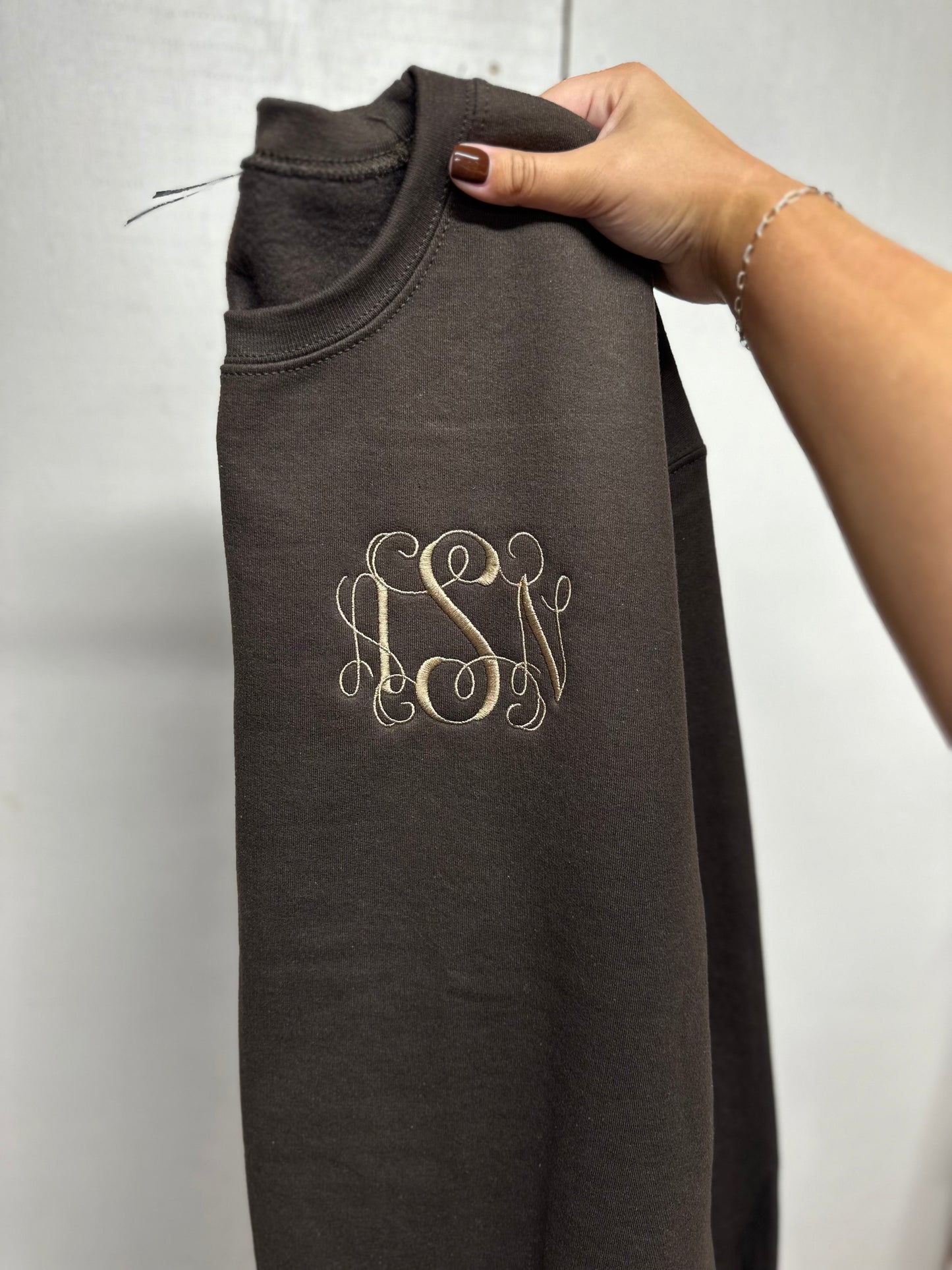 Fall Inspired Embroidered Sweatshirt