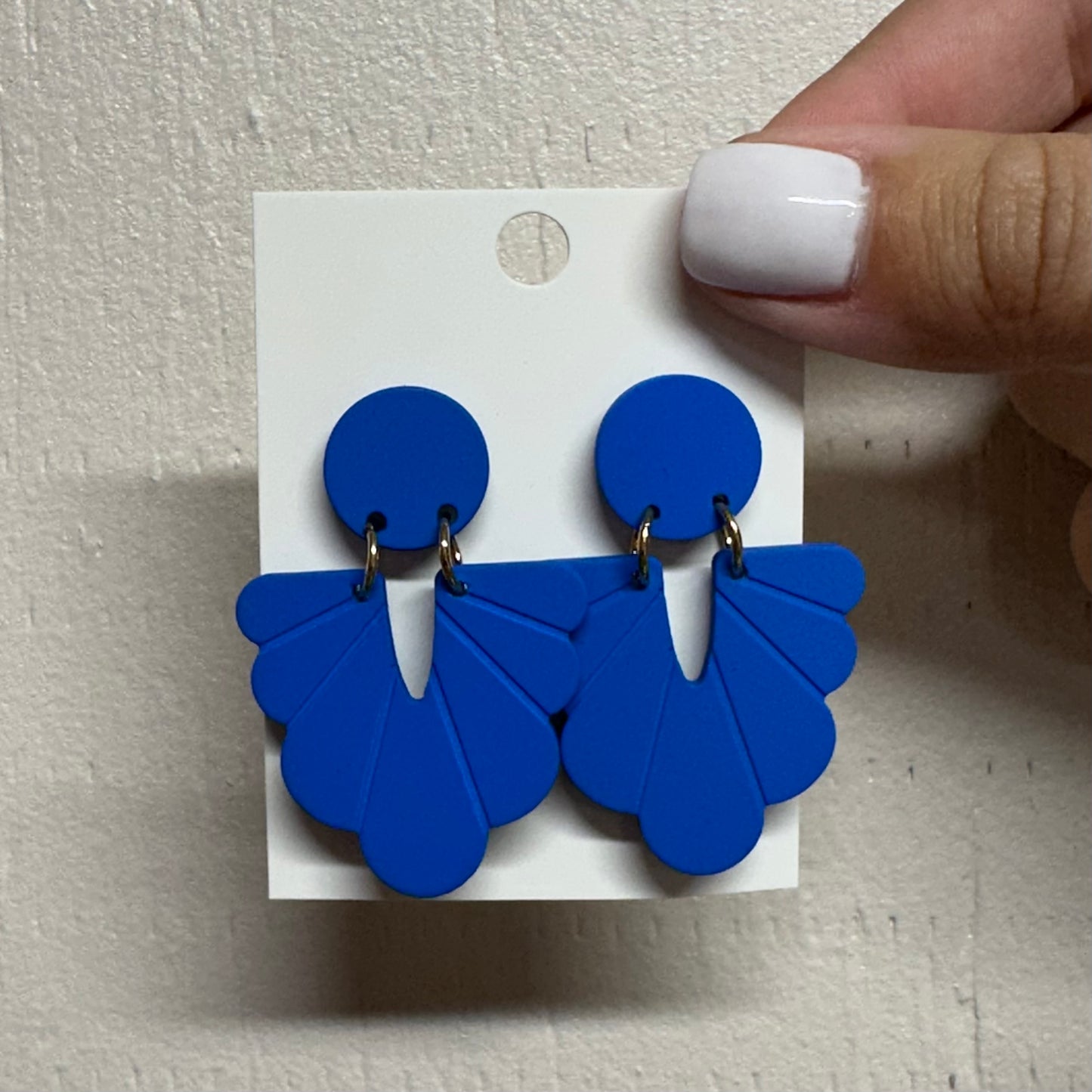 Blue Dangle Earrings