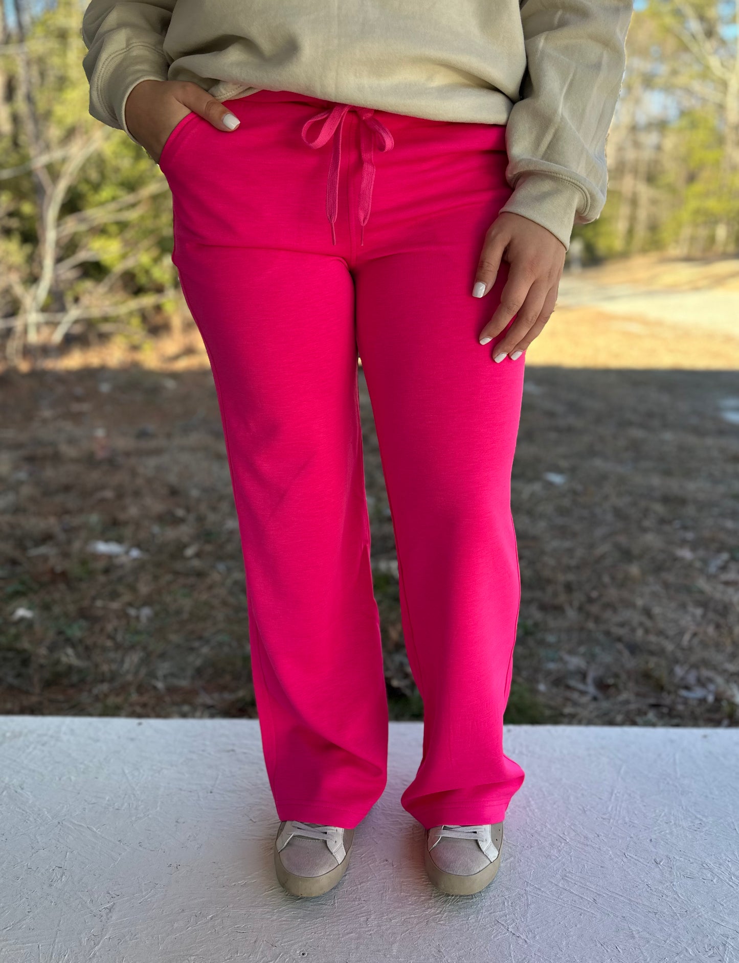 Hot Pink Sweatpants