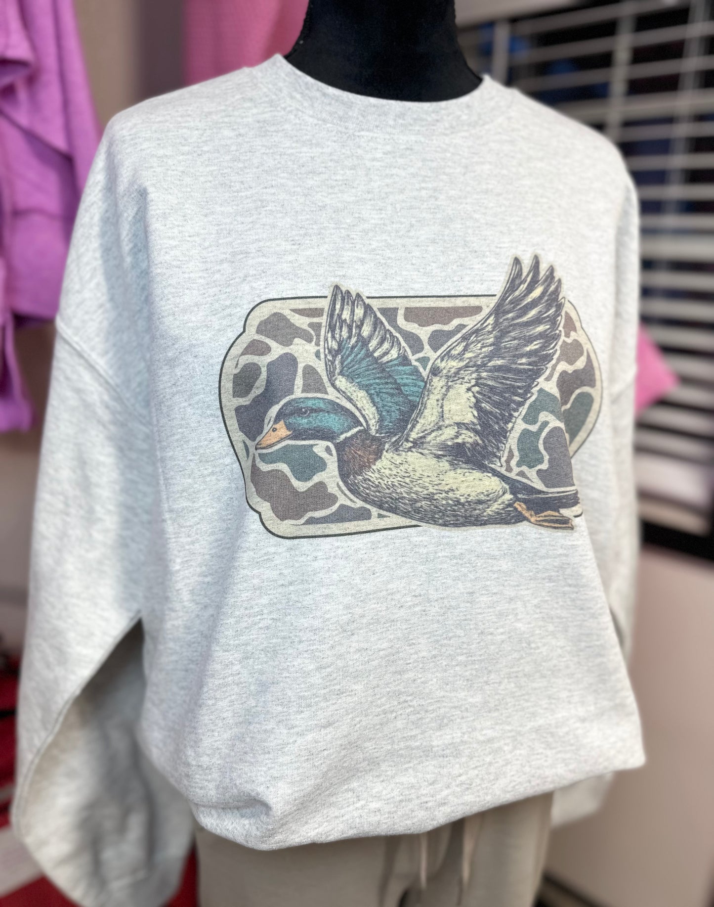 Vintage Camo & Flying Mallard Shirt