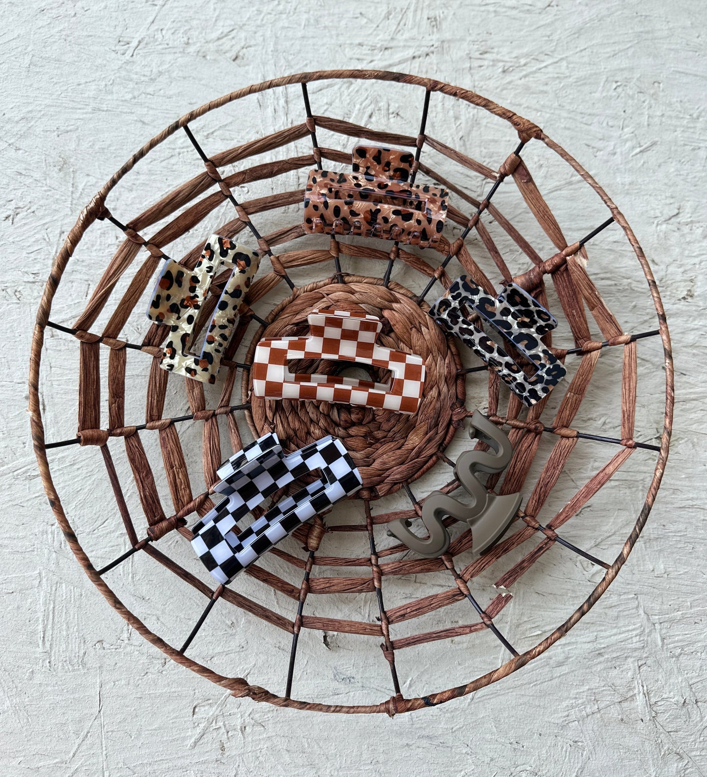 Claw Clips-6 Pattern Options