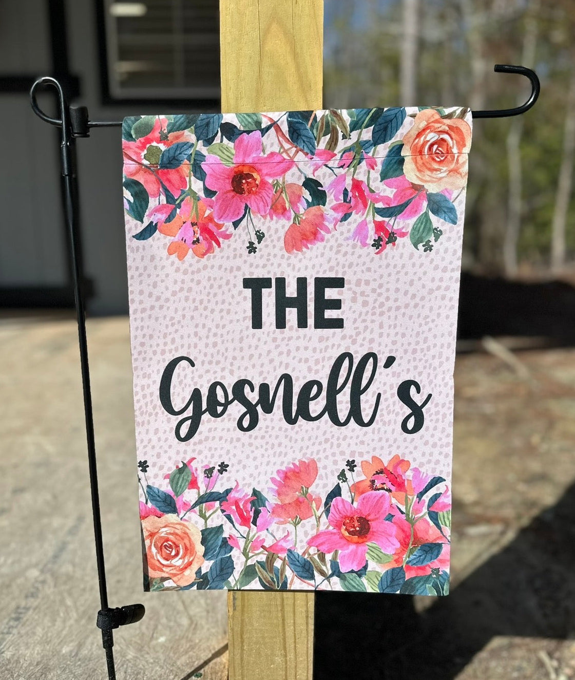 Spring Floral Garden Flag