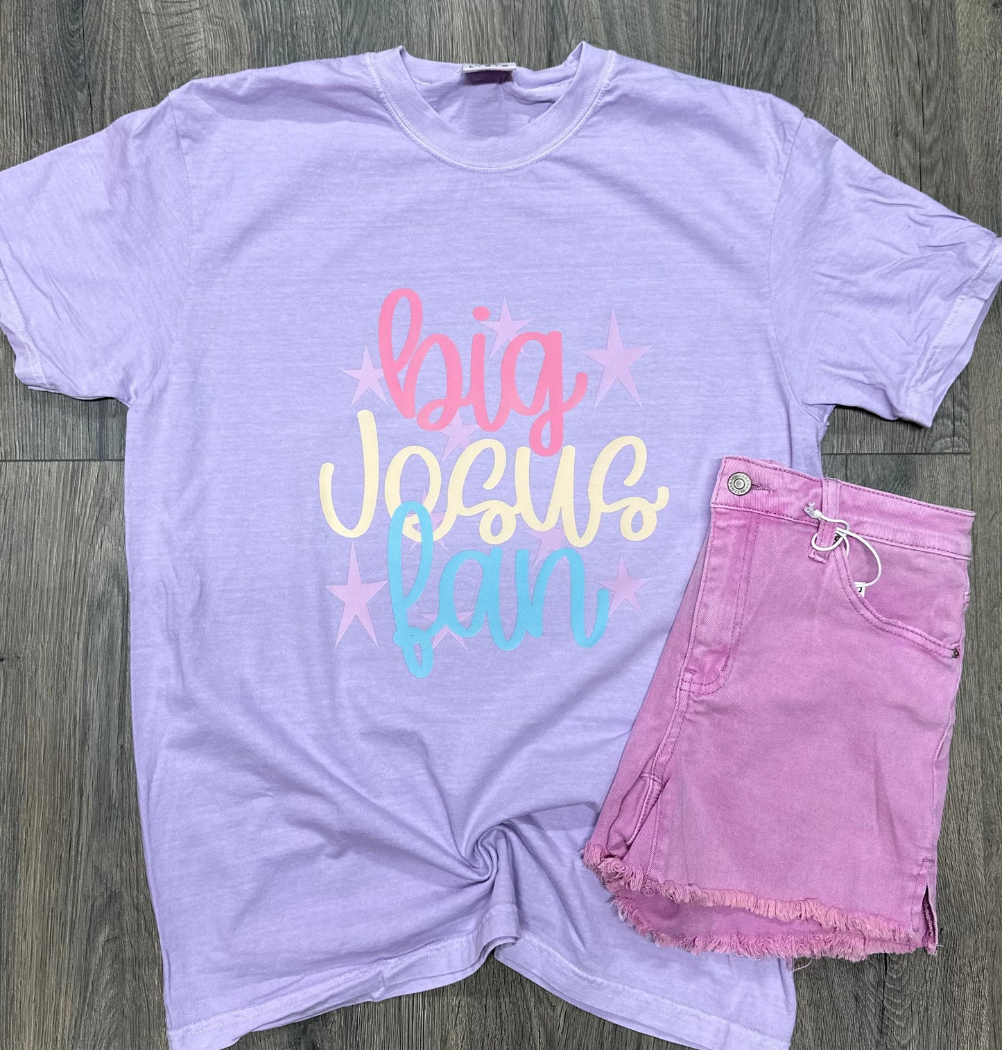 Big Jesus Fan Short Sleeve
