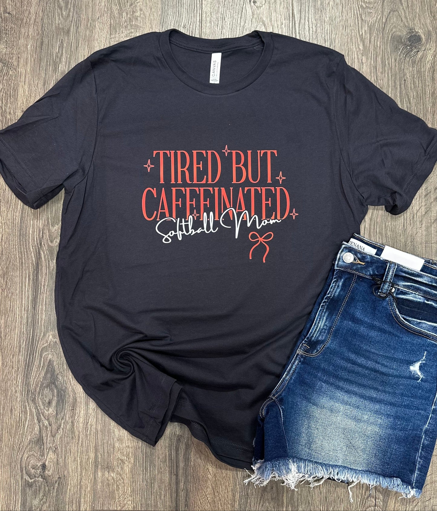 Tired But Caffeinated-Softball & Baseball Mom Available