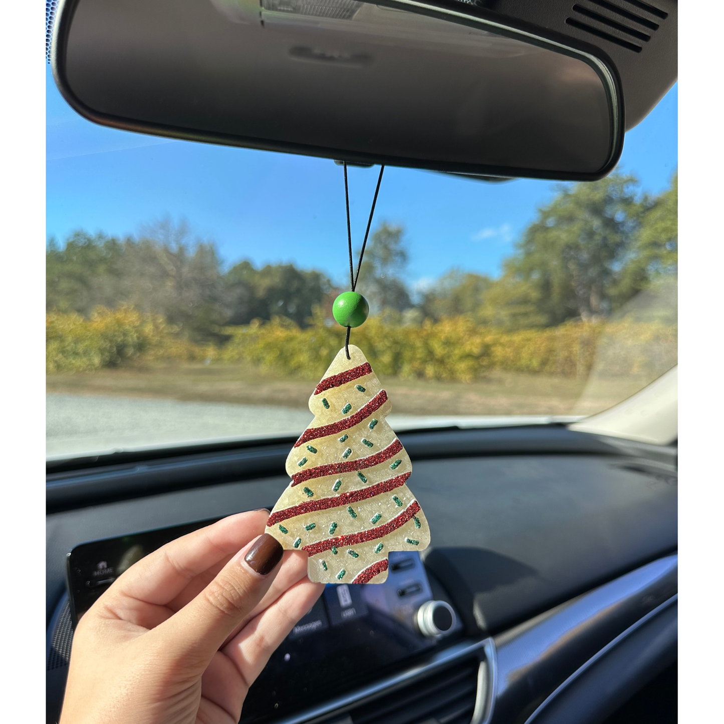 Christmas Tree Cake Freshie