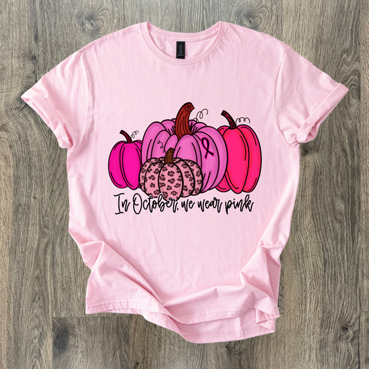 In October We Wear Pink Short Sleeve