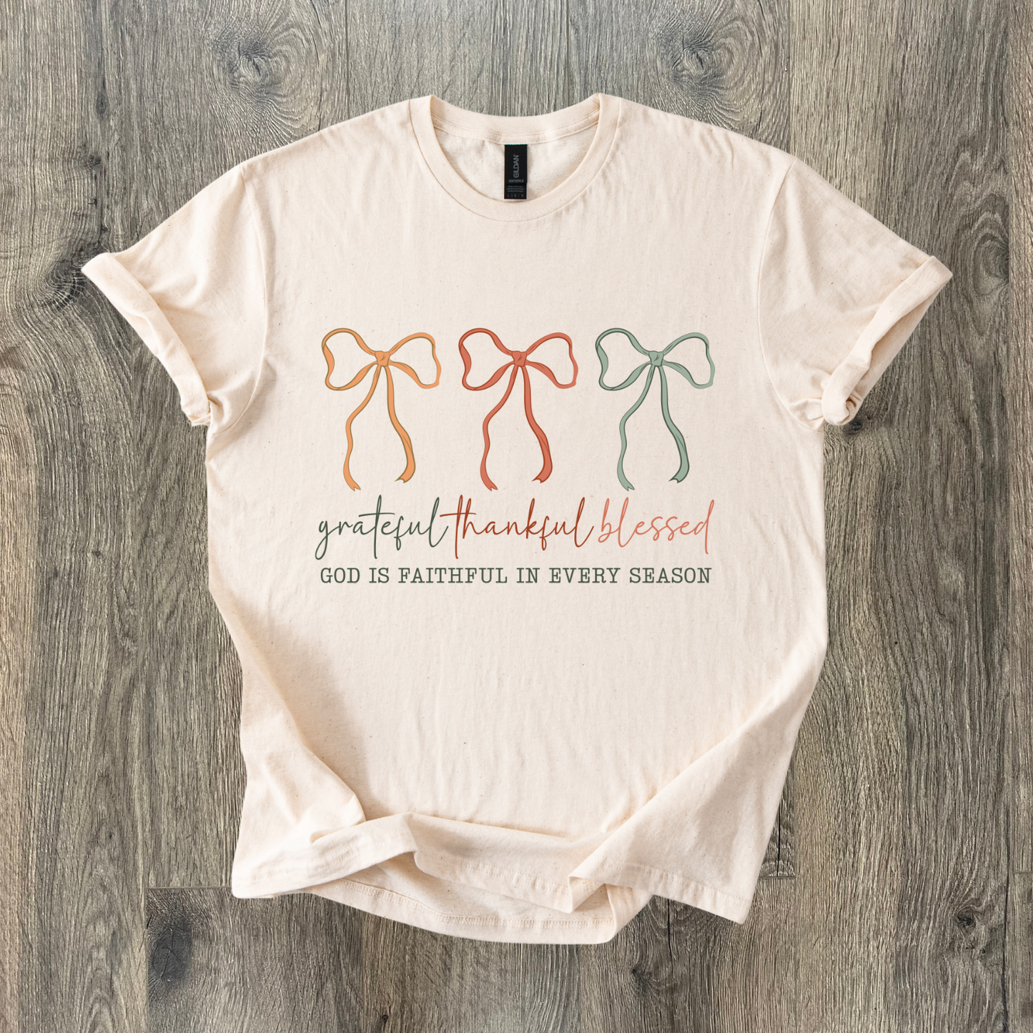Grateful, Thankful, Blessed Short Sleeve