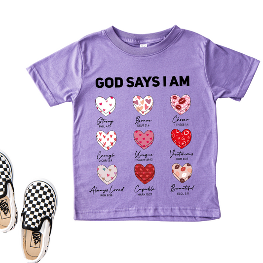 God Says I Am Short Sleeve