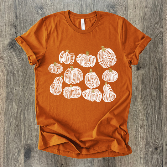 Pumpkin Collage Short Sleeve