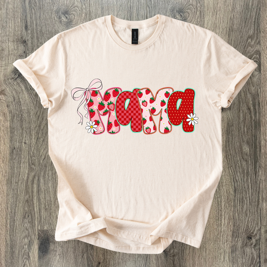 Strawberries & Bows Name Shirt-4 Name Options
