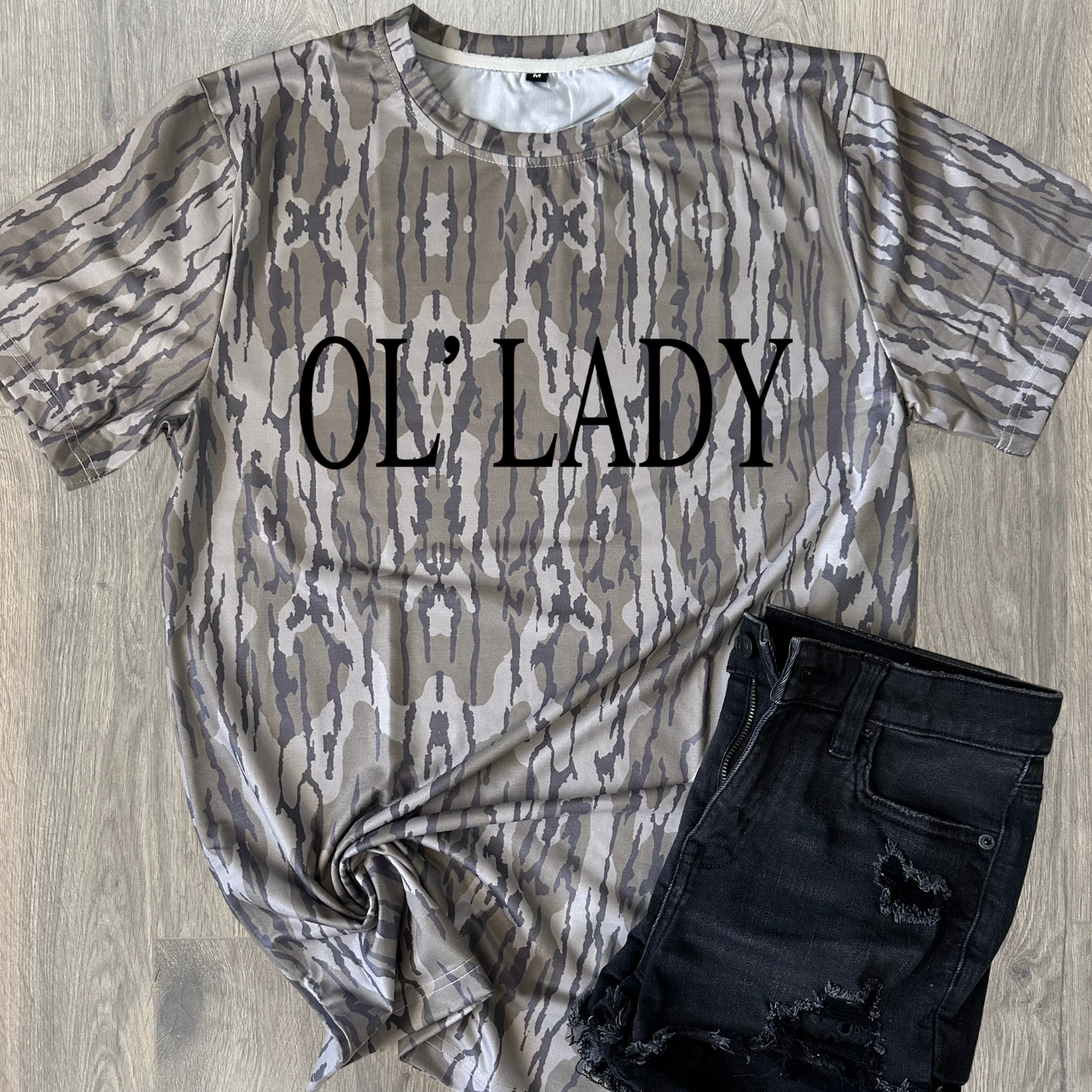 OL' LADY Camo Short Sleeve