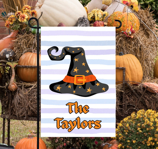 Witch Hat Garden Flag