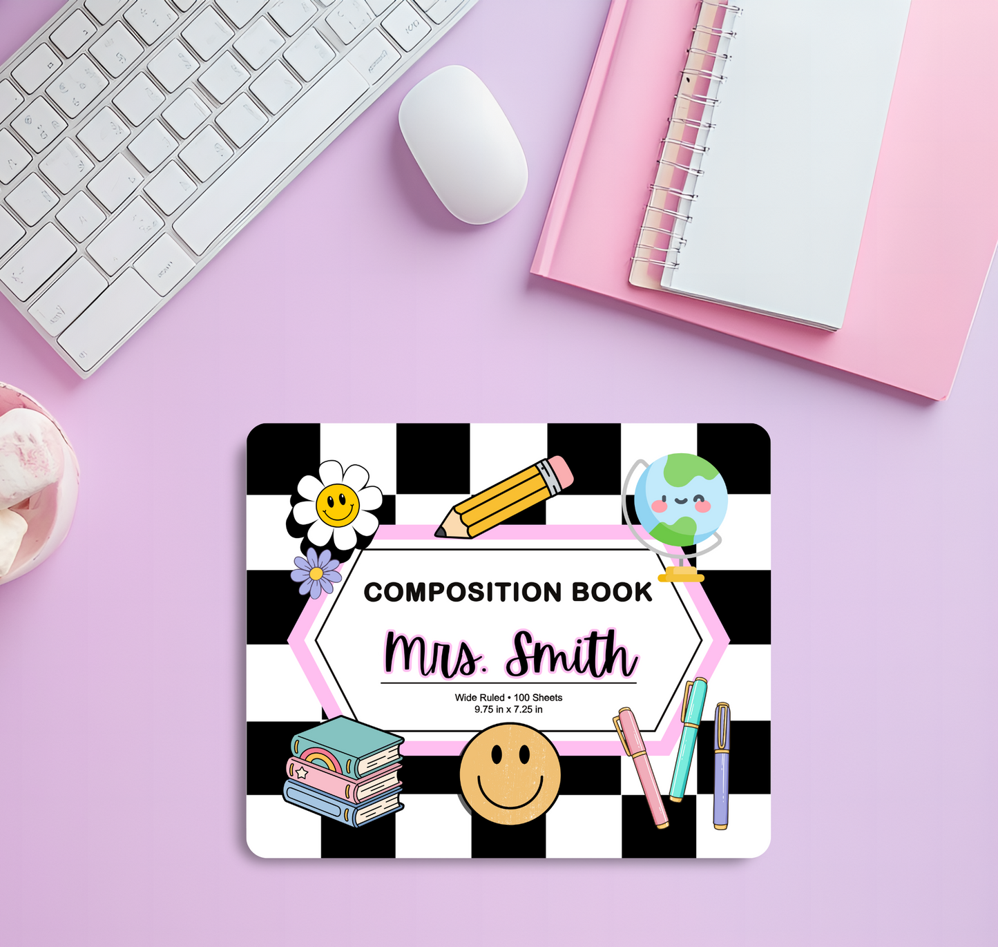 Composition Book Mouse Pad
