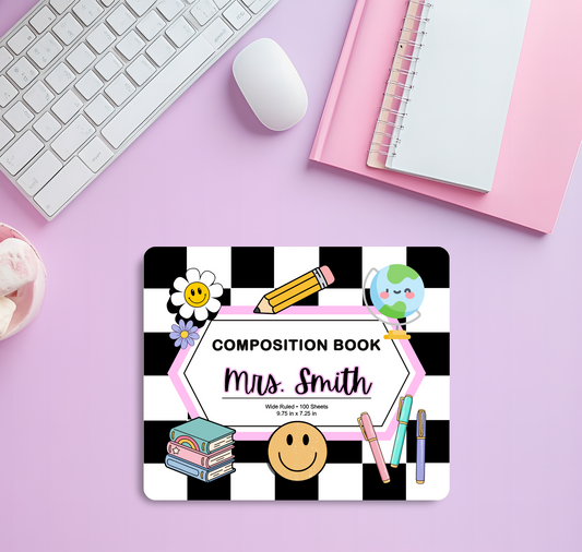 Composition Book Mouse Pad
