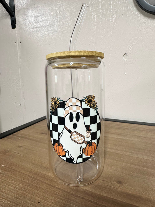 Stylish Ghost Beer Can Glass
