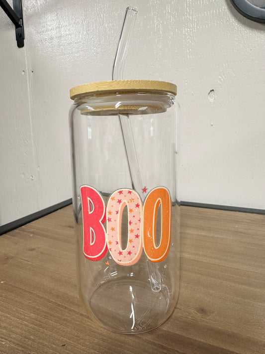 BOO Beer Can Glass