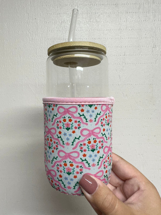 Flowers & Bows Coffee Sleeve