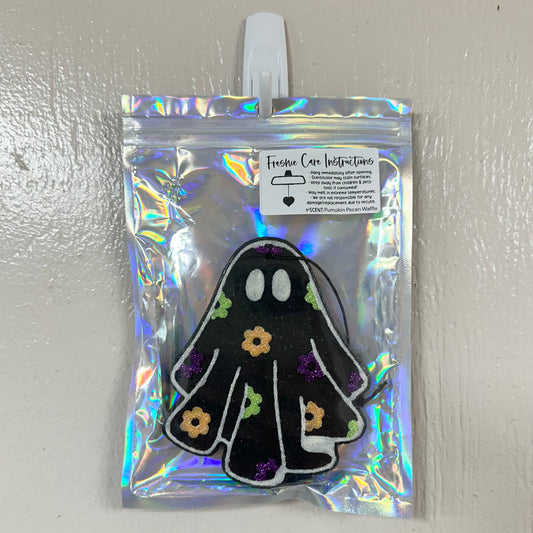 Floral Ghost Car Freshie