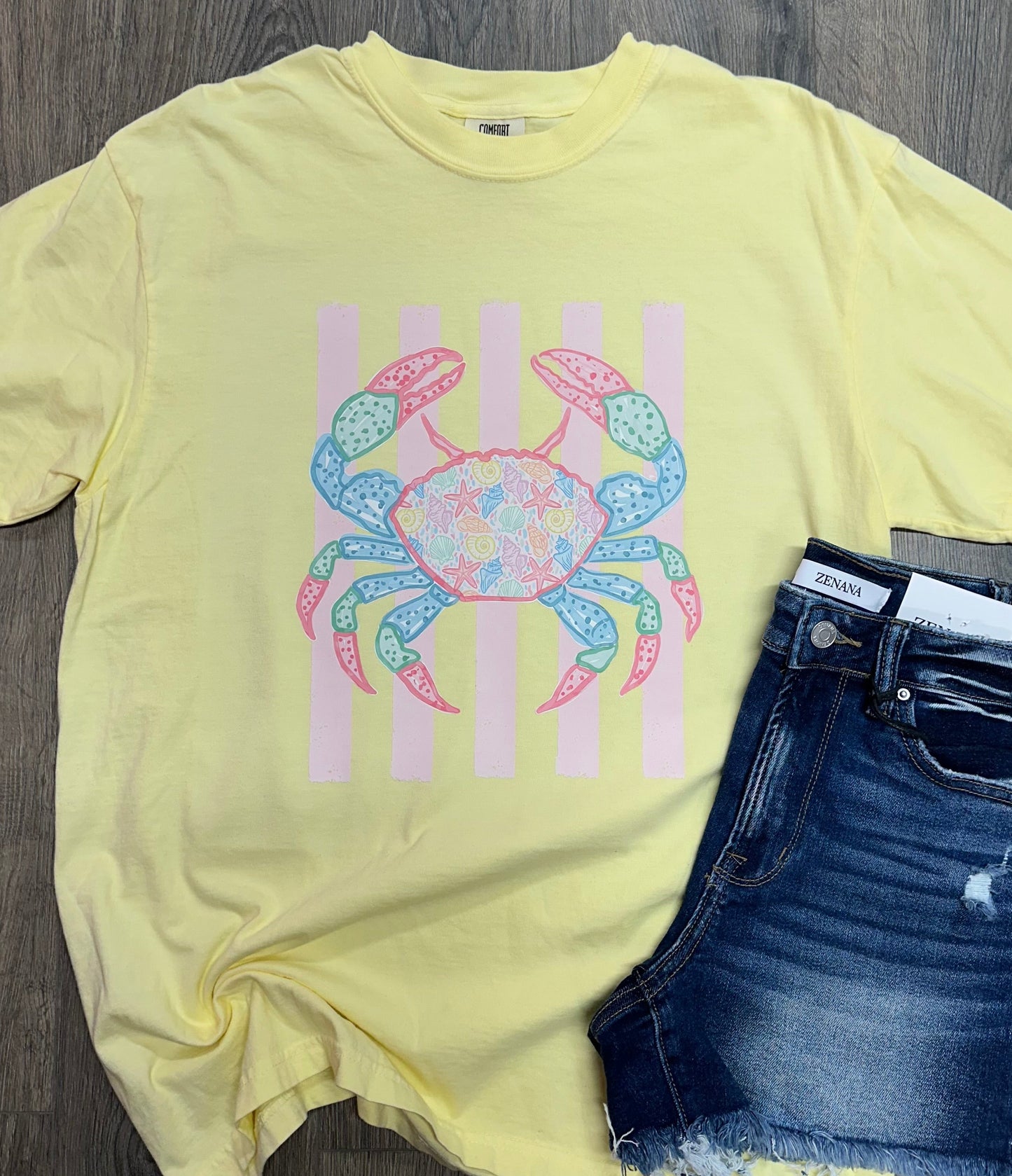 Crab & Stripes Short Sleeve