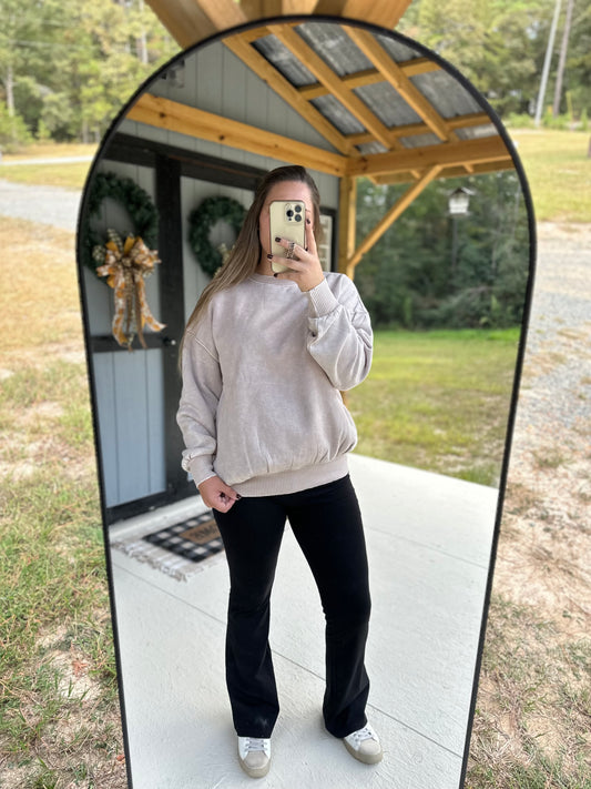Zenana Acid Wash Pullover