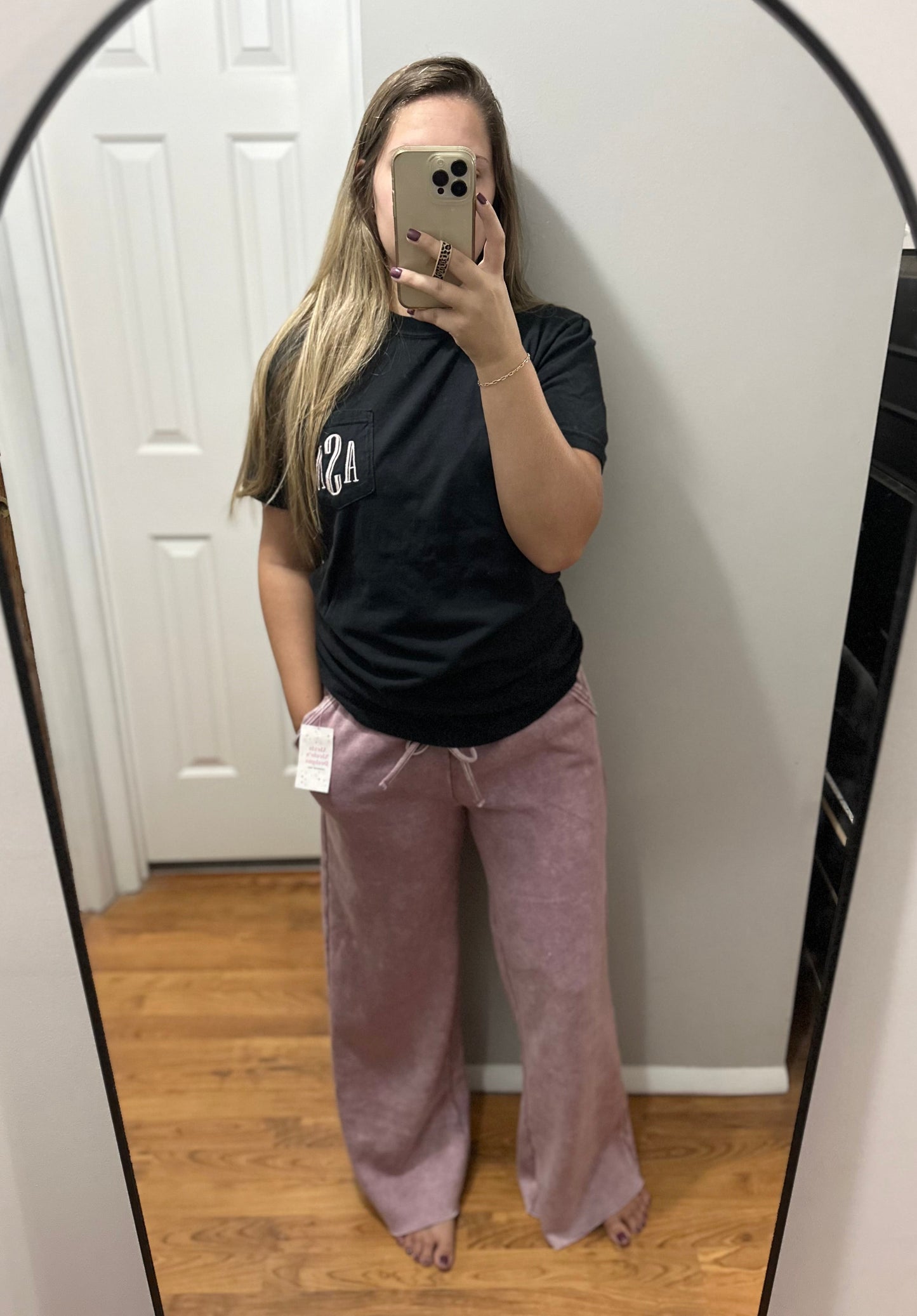 Zenana Acid Wash Fleece Sweatpants