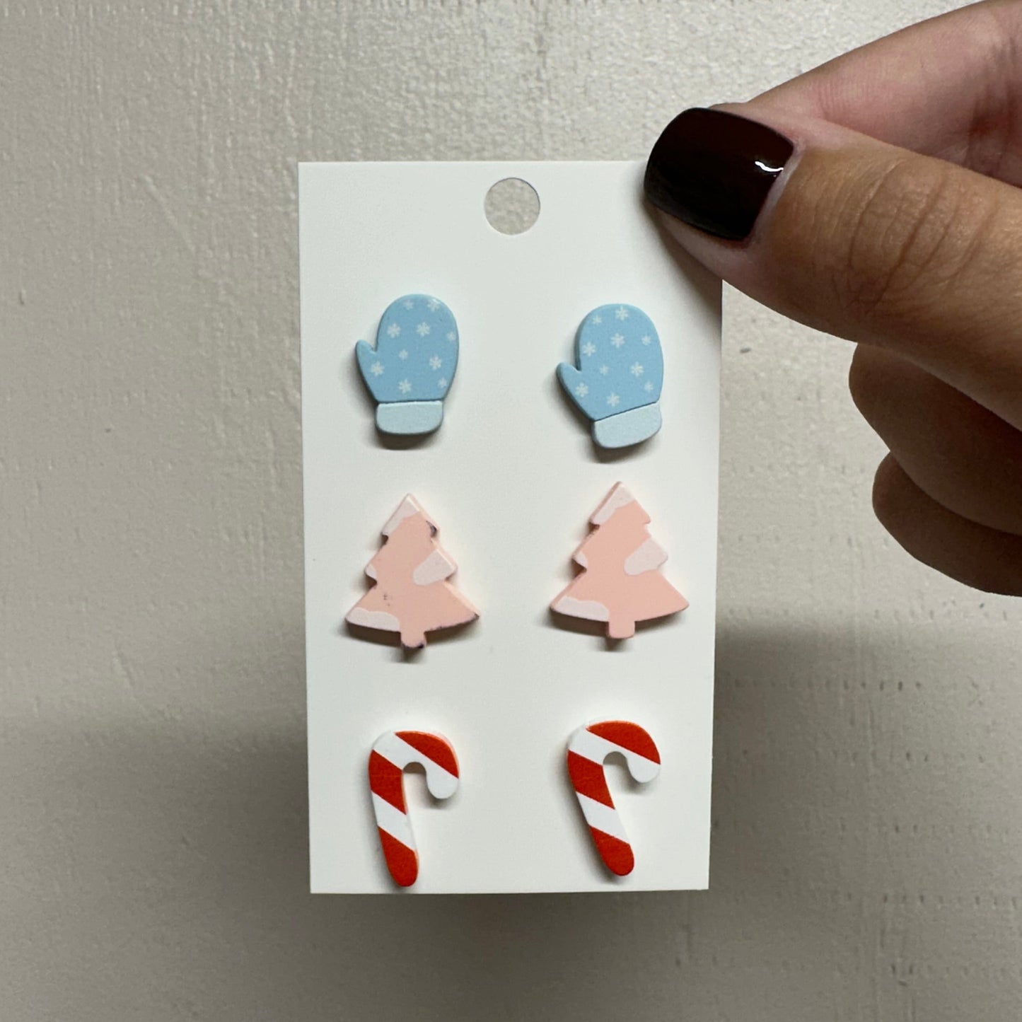 3-Pack Christmas Studs