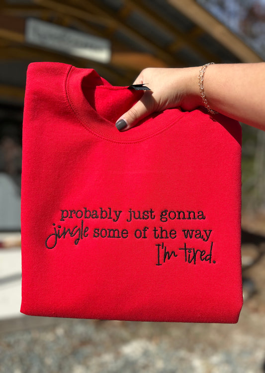 Embroidered Jingle Sweatshirt