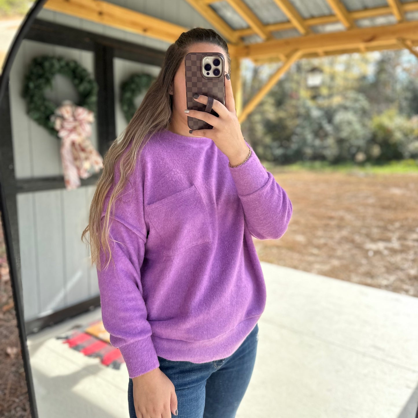 Zenana Drop Shoulder Oversized Sweater