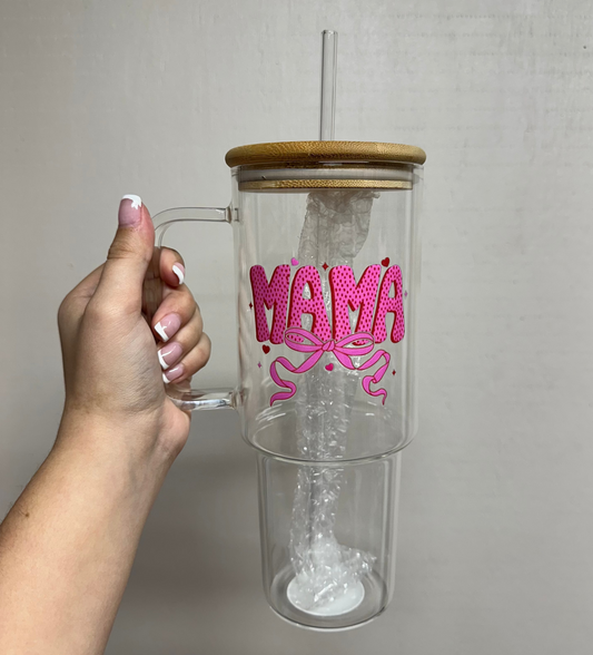 MAMA Glass Tumbler