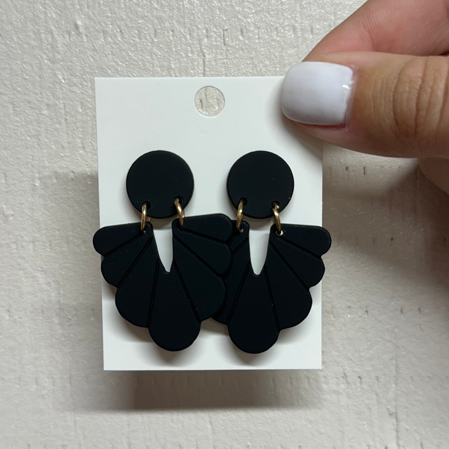 Black Dangle Earrings