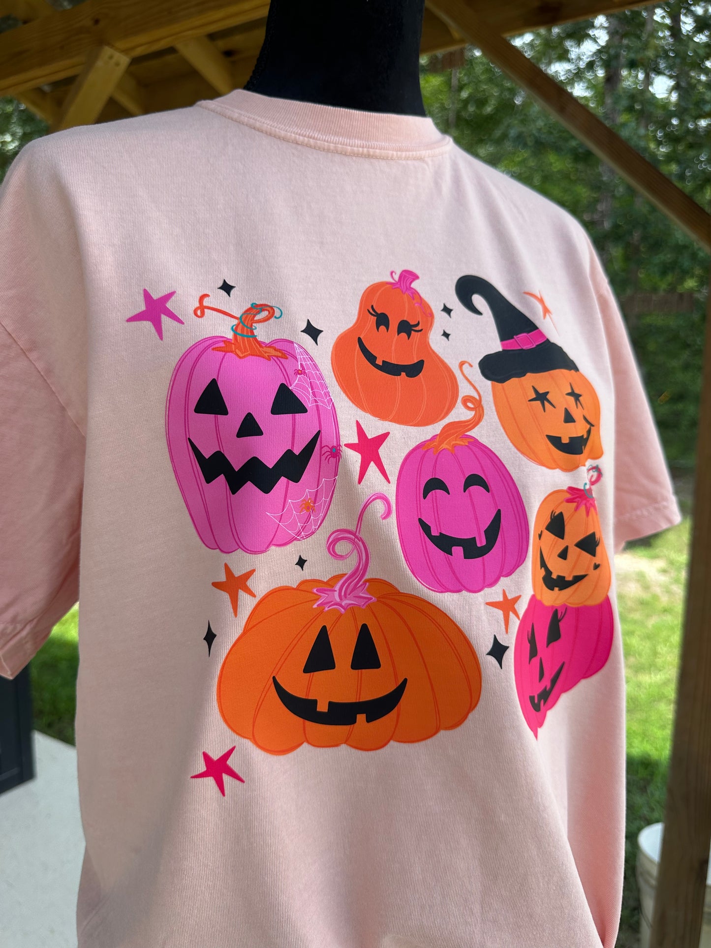 Silly Pumpkin Faces Short Sleeve