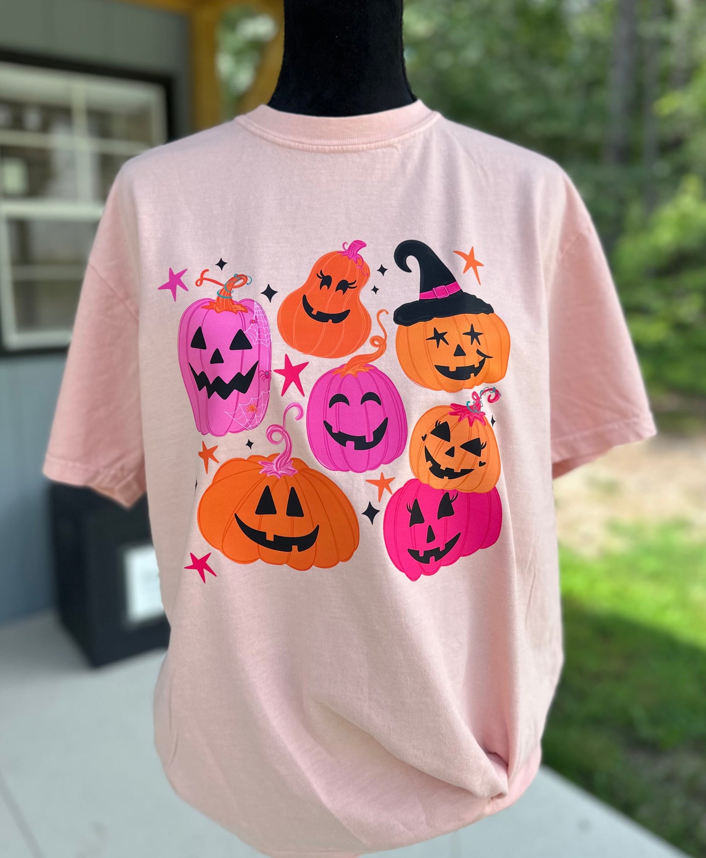 Silly Pumpkin Faces Short Sleeve