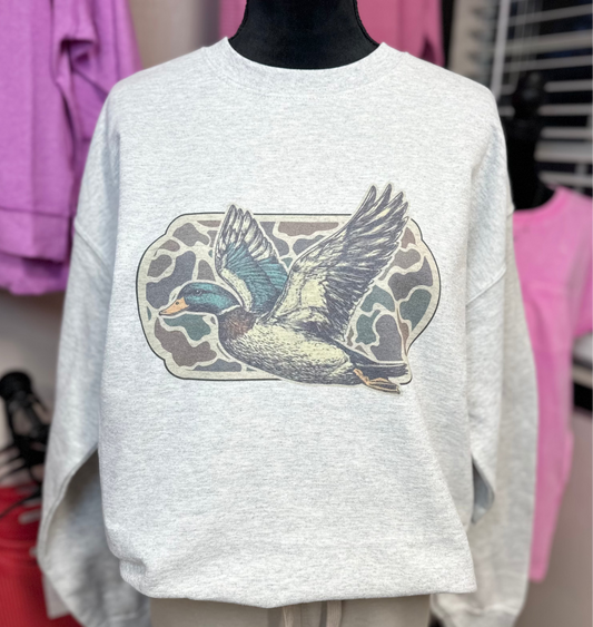 Vintage Camo & Flying Mallard Shirt