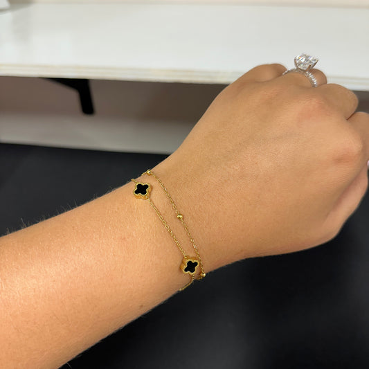 Free Black Clover Bracelet