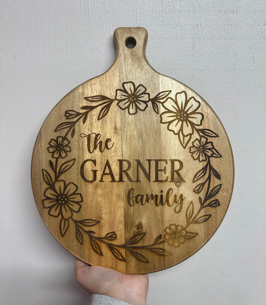 Laser Engraved Cutting Board