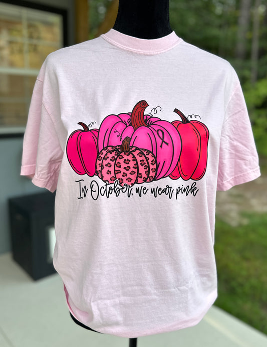 In October We Wear Pink Short Sleeve