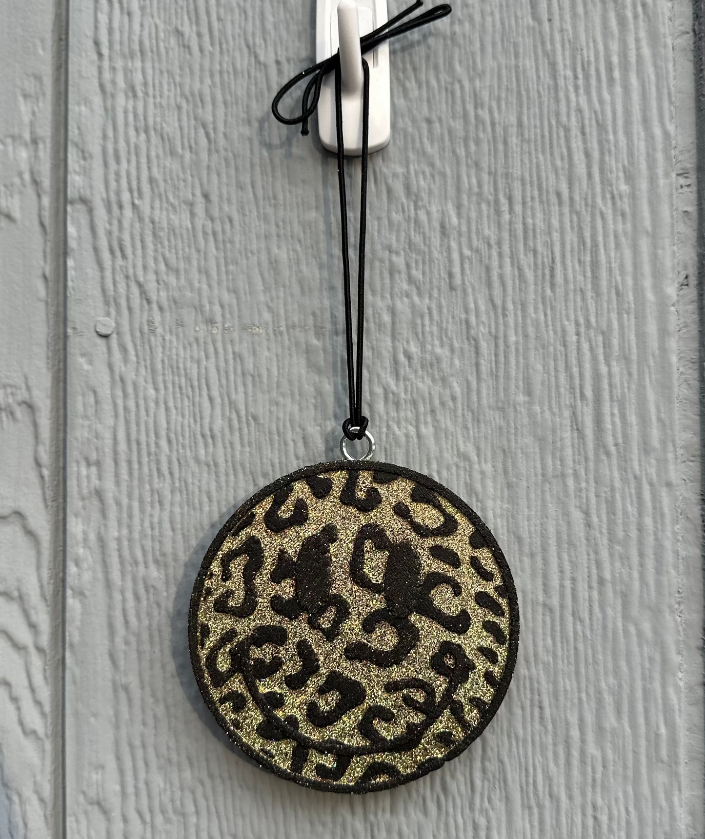Leopard Smiley Face Freshie