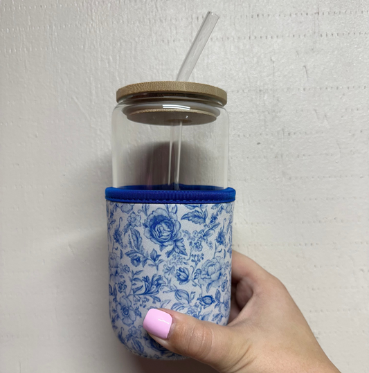 Vintage Blue Drink Sleeve