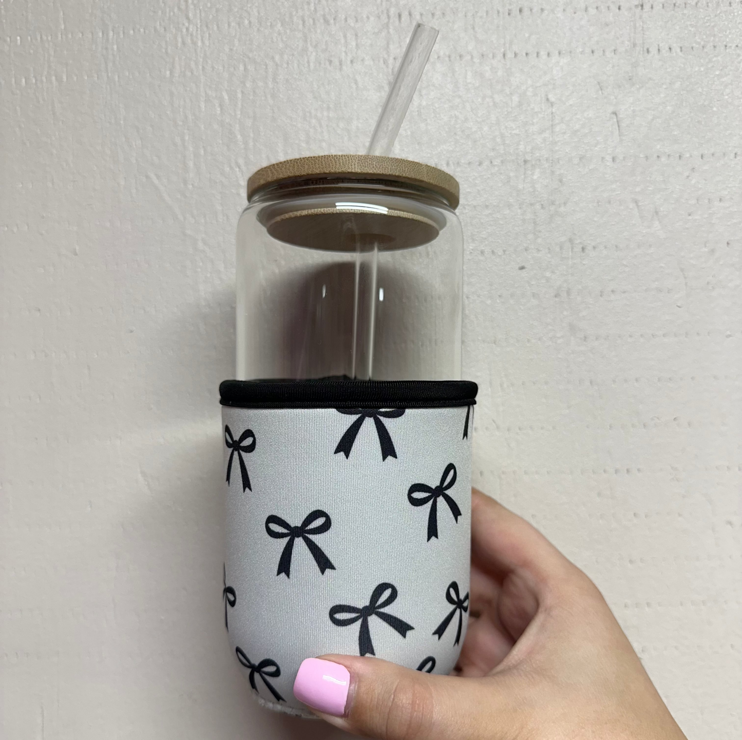 Black Bows Drink Sleeve