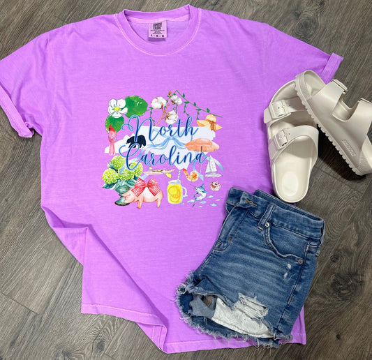 North Carolina Collage Short Sleeve