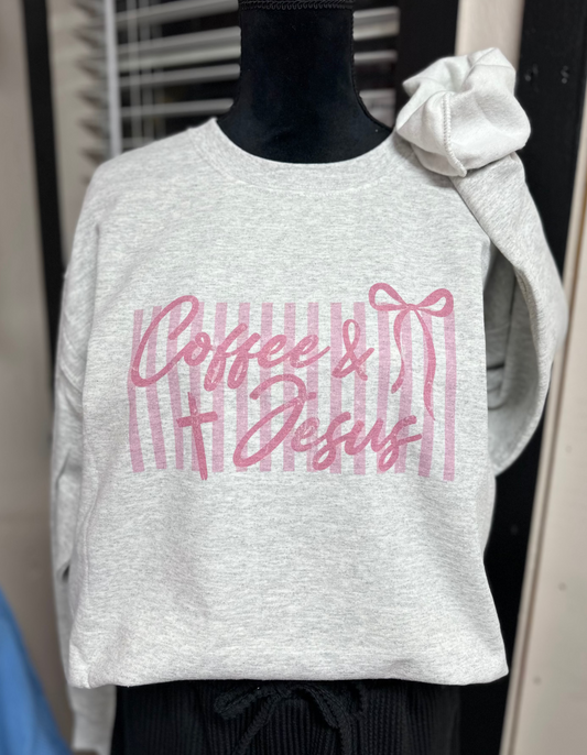 Coffee & Jesus Shirt-2 Design Color Options