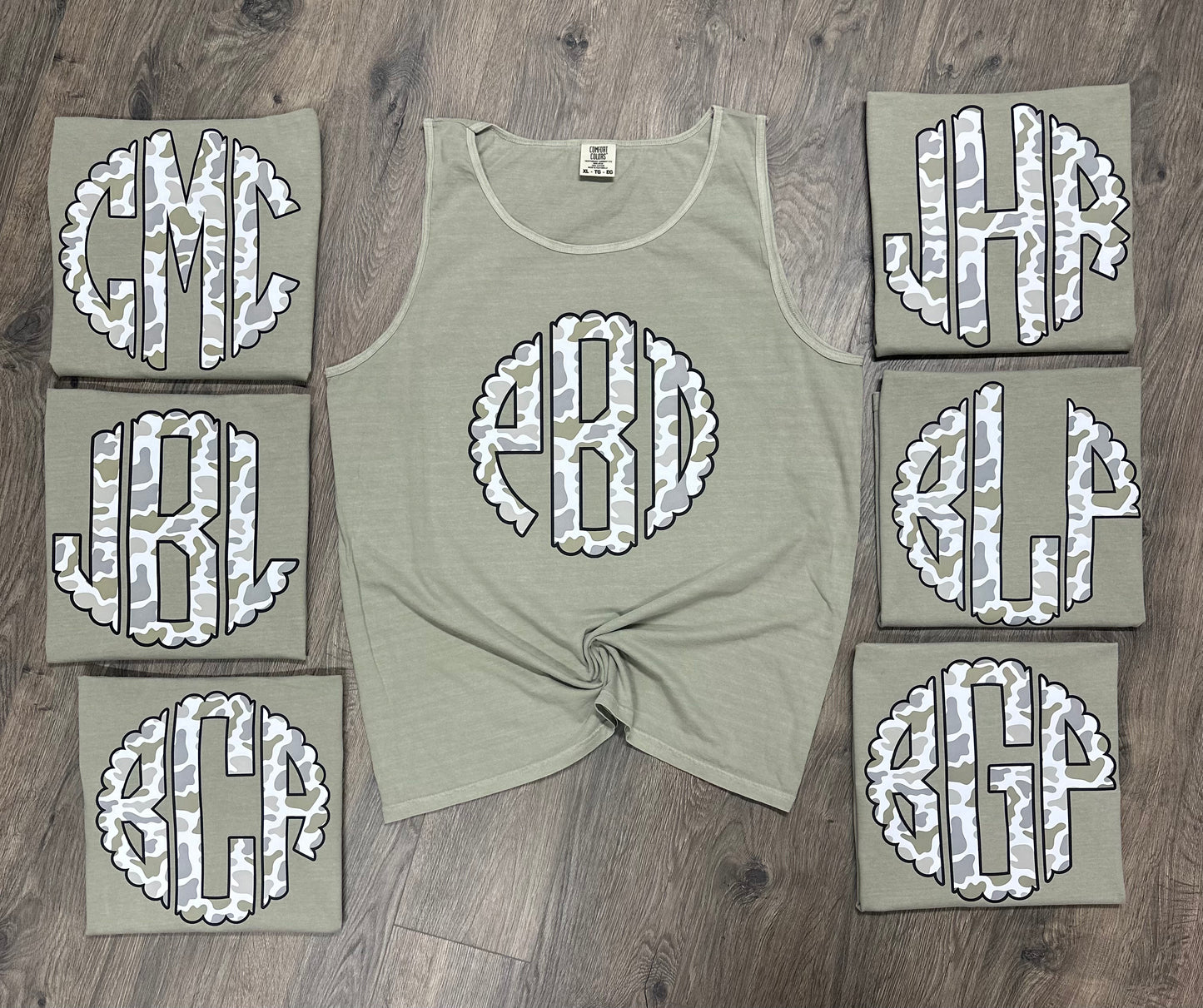 Camo Monogram Tank Top
