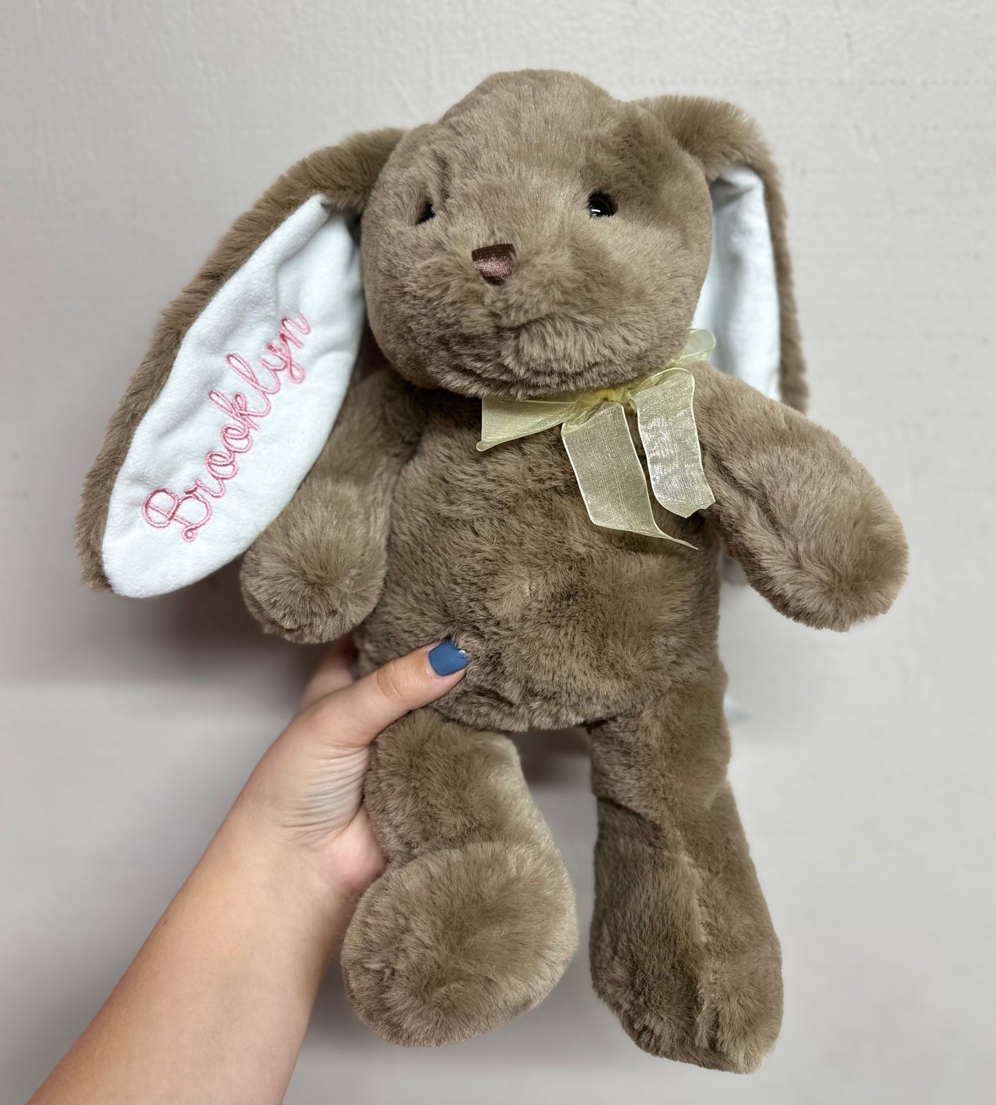 Embroidered Bunnies-3 Color Options