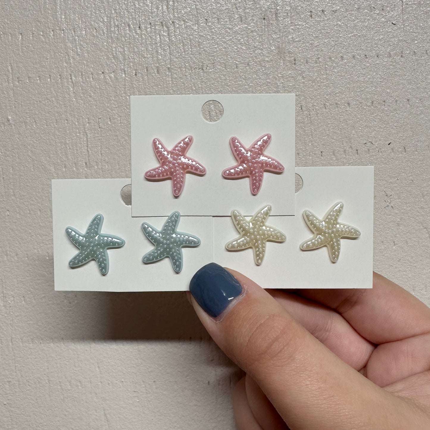Starfish Stud Earrings-3 Color Options