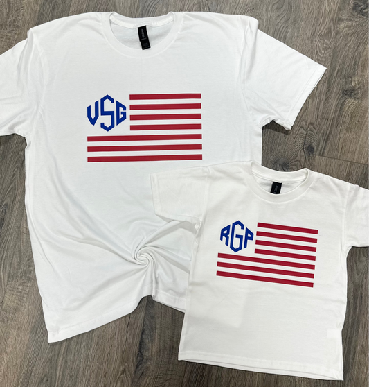 Flag Monogram Short Sleeve